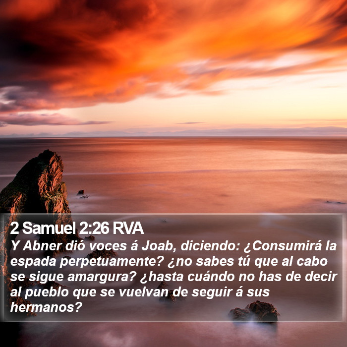 2 Samuel 2:26 RVA Bible Study