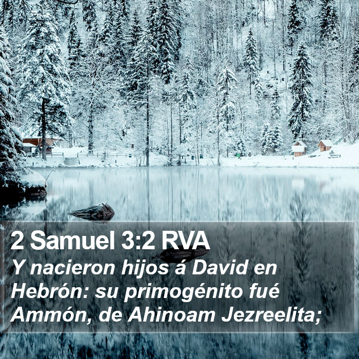 2 Samuel 3:2 RVA Bible Study