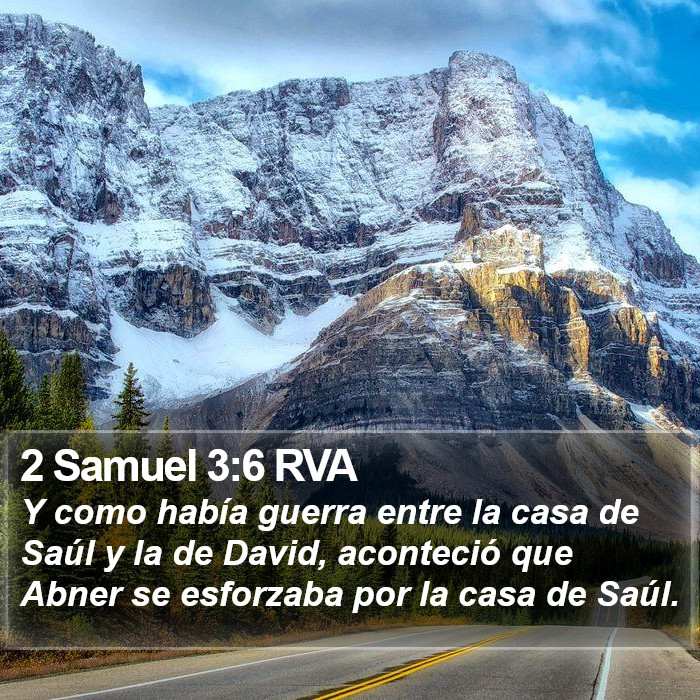 2 Samuel 3:6 RVA Bible Study