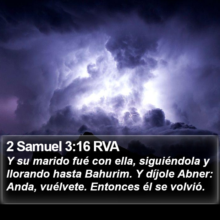 2 Samuel 3:16 RVA Bible Study