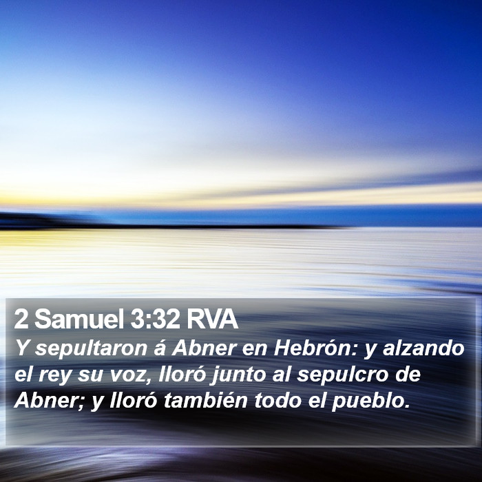 2 Samuel 3:32 RVA Bible Study