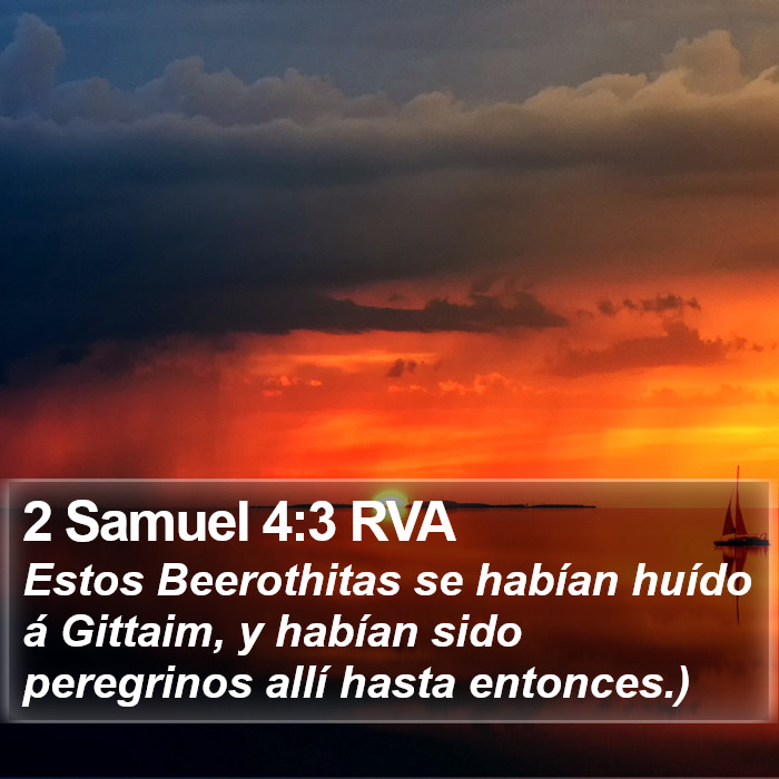 2 Samuel 4:3 RVA Bible Study