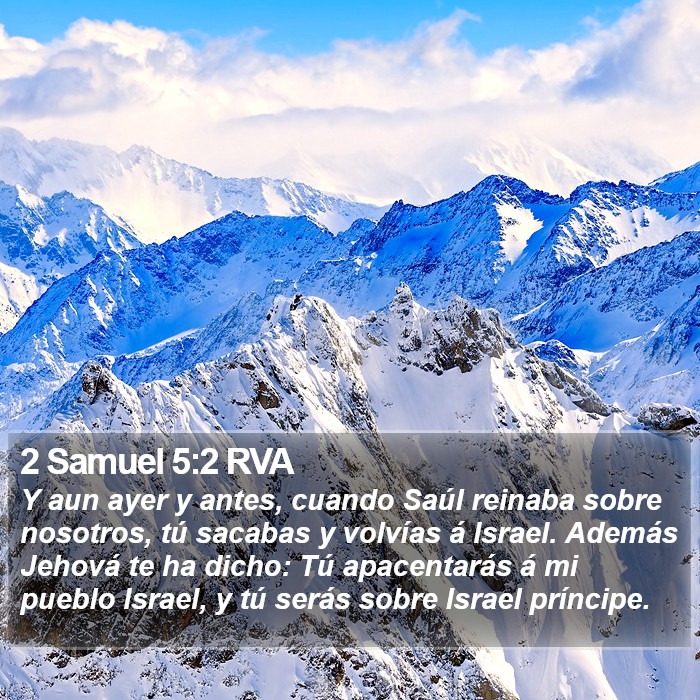 2 Samuel 5:2 RVA Bible Study