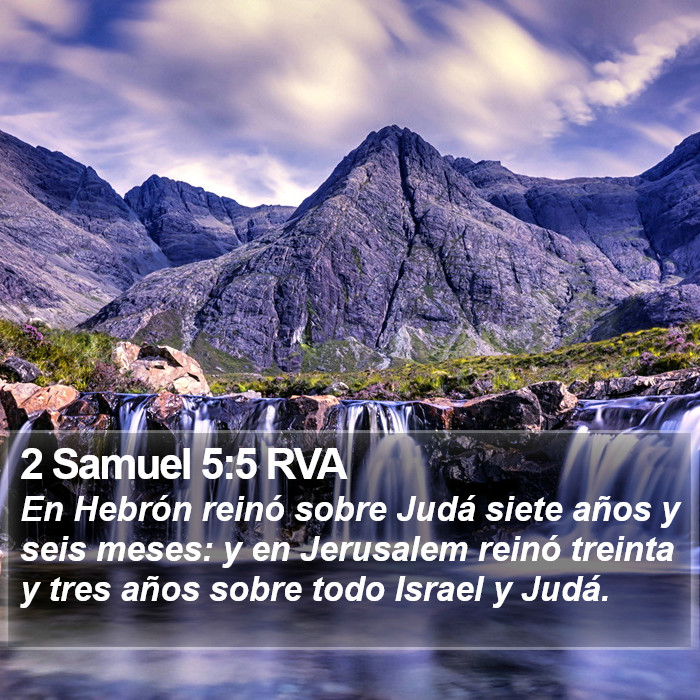 2 Samuel 5:5 RVA Bible Study