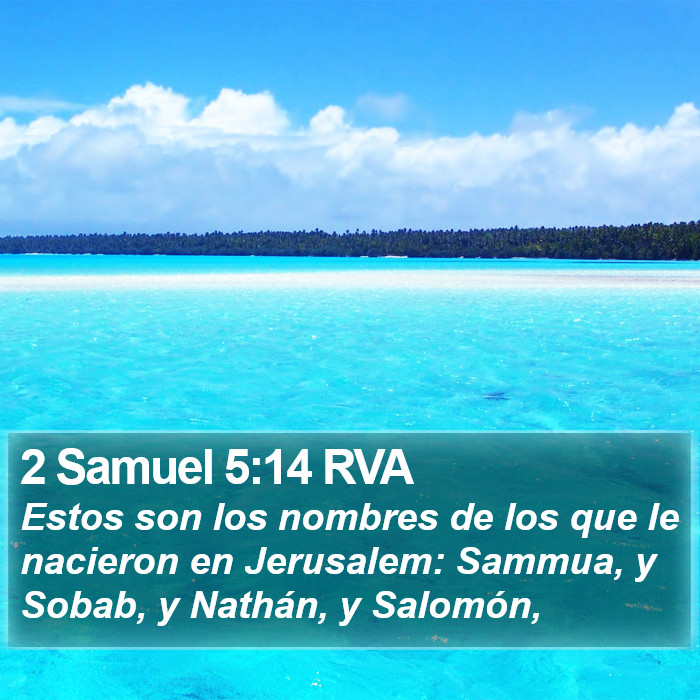 2 Samuel 5:14 RVA Bible Study