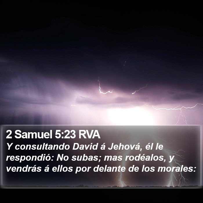 2 Samuel 5:23 RVA Bible Study