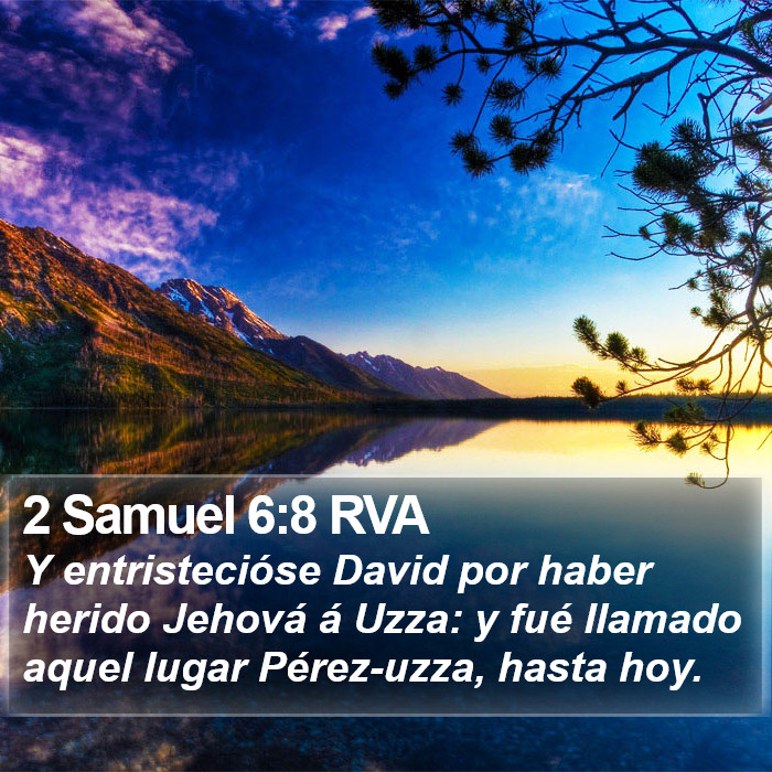 2 Samuel 6:8 RVA Bible Study