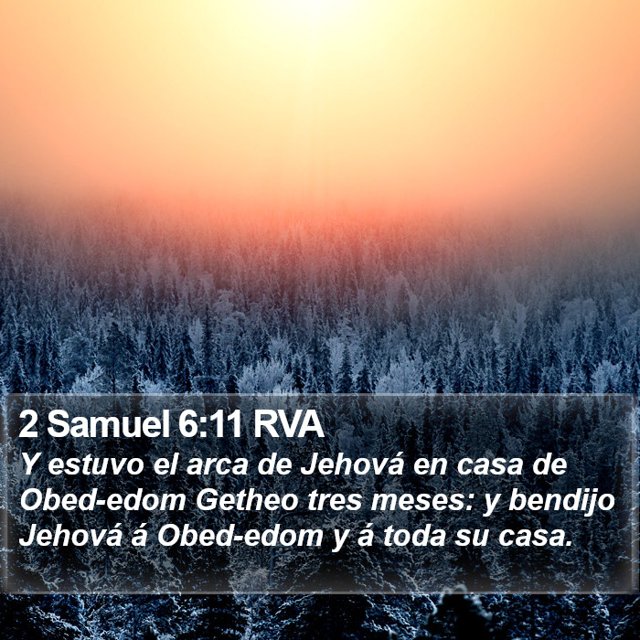 2 Samuel 6:11 RVA Bible Study