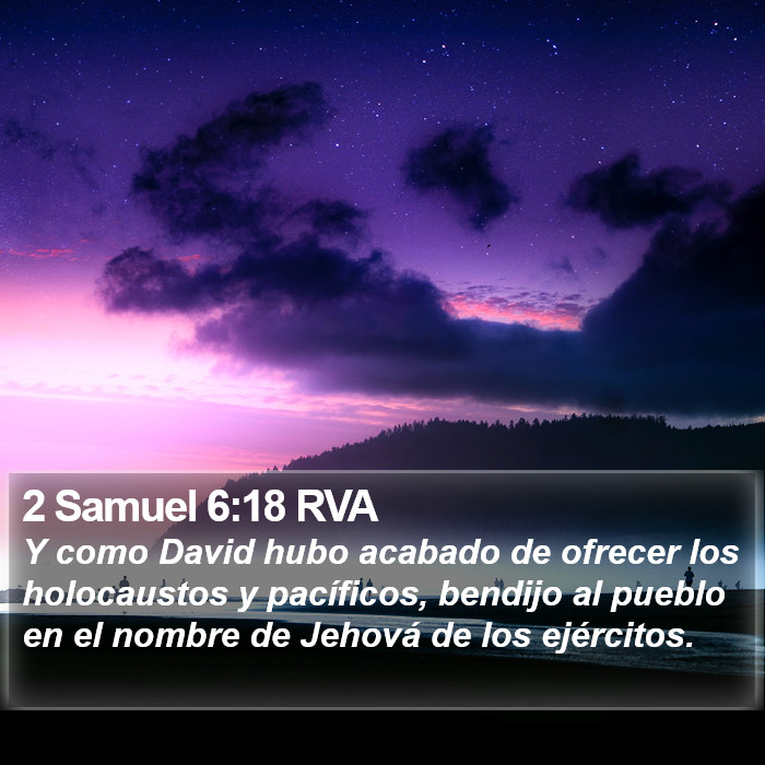 2 Samuel 6:18 RVA Bible Study