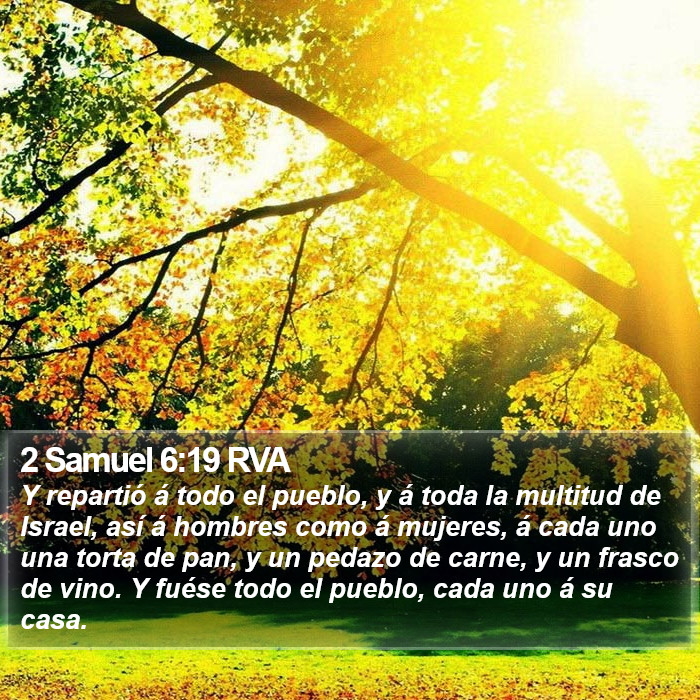2 Samuel 6:19 RVA Bible Study