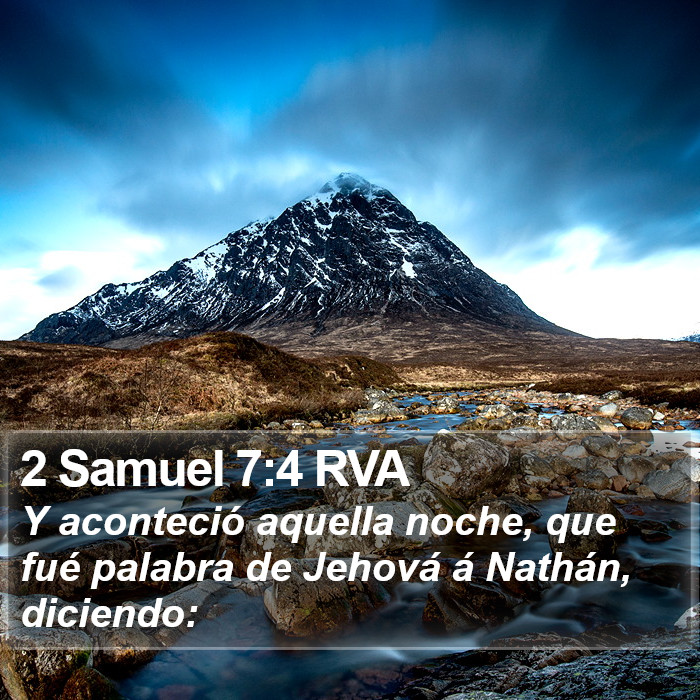 2 Samuel 7:4 RVA Bible Study