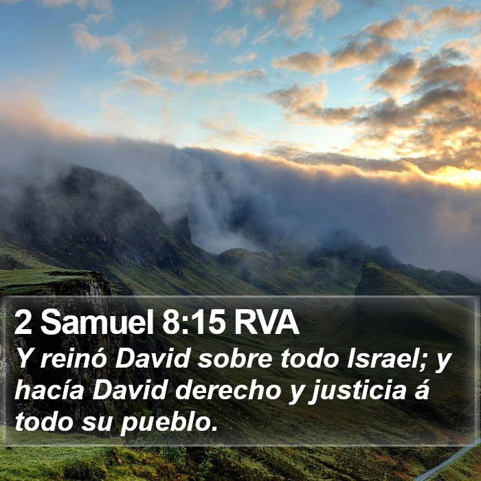 2 Samuel 8:15 RVA Bible Study