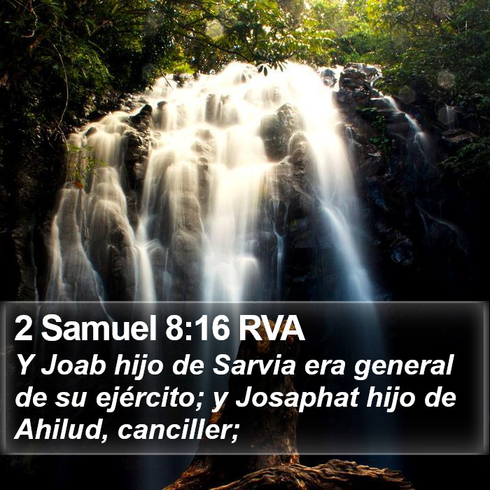 2 Samuel 8:16 RVA Bible Study