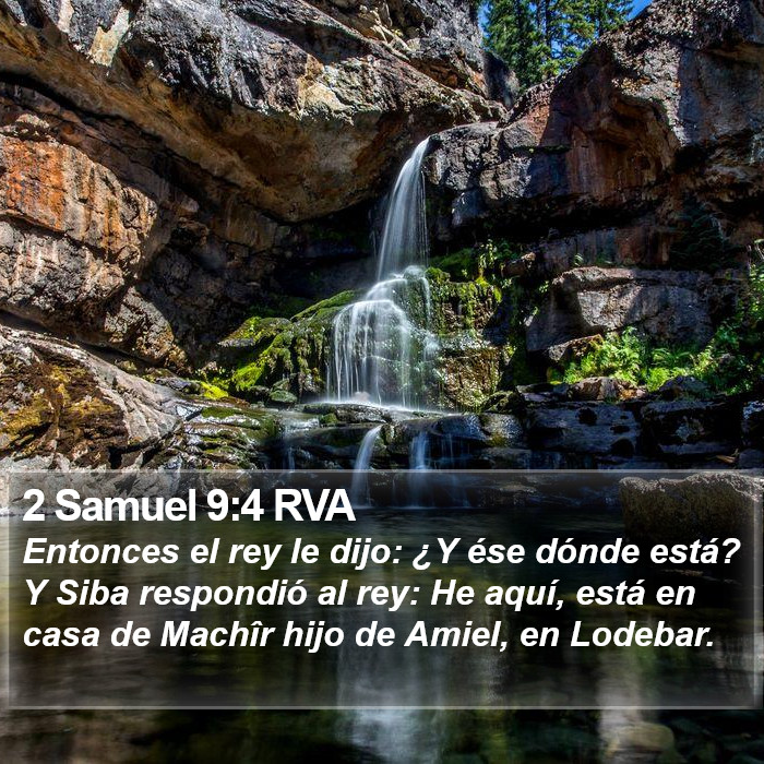 2 Samuel 9:4 RVA Bible Study