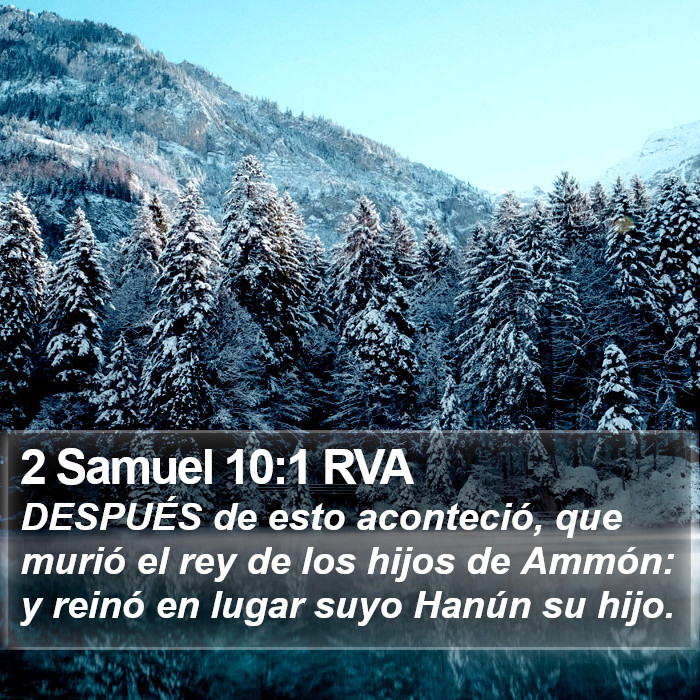 2 Samuel 10:1 RVA Bible Study