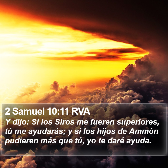 2 Samuel 10:11 RVA Bible Study