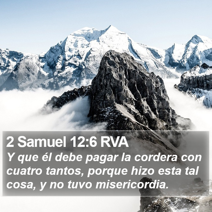 2 Samuel 12:6 RVA Bible Study