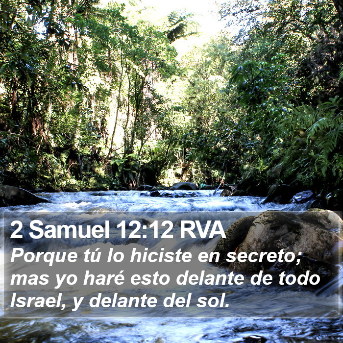 2 Samuel 12:12 RVA Bible Study