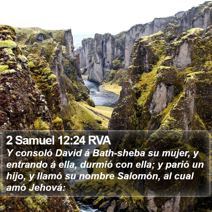 2 Samuel 12:24 RVA Bible Study