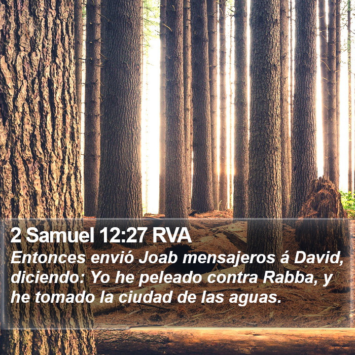 2 Samuel 12:27 RVA Bible Study