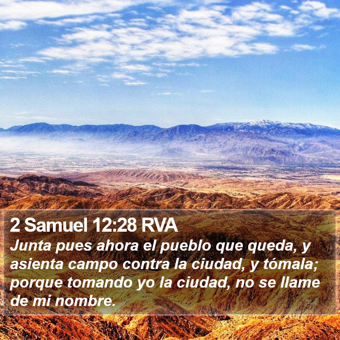 2 Samuel 12:28 RVA Bible Study