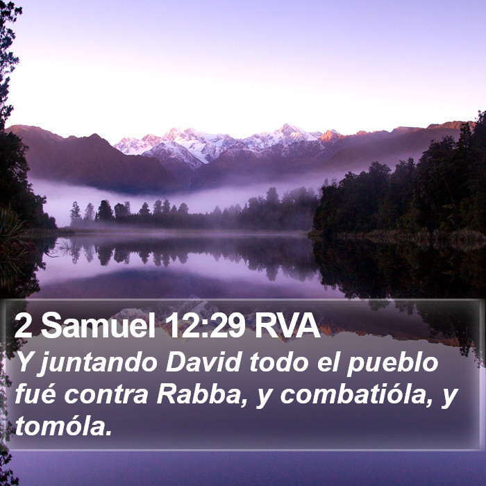 2 Samuel 12:29 RVA Bible Study