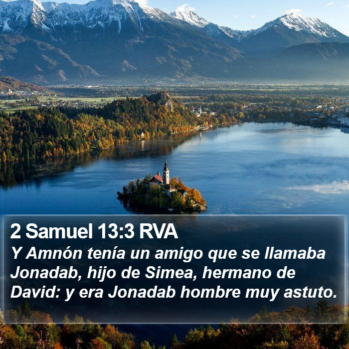 2 Samuel 13:3 RVA Bible Study