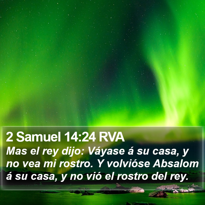 2 Samuel 14:24 RVA Bible Study