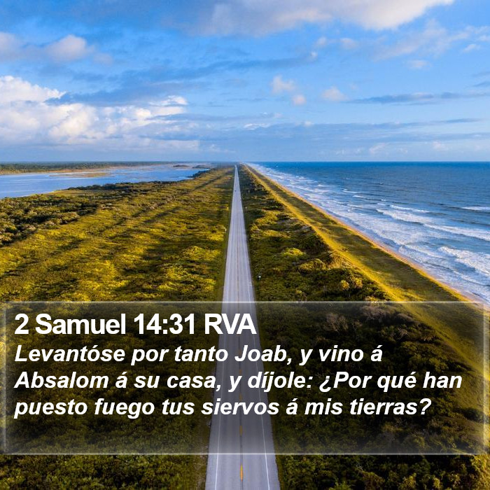 2 Samuel 14:31 RVA Bible Study