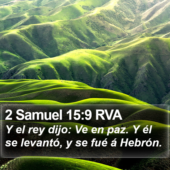 2 Samuel 15:9 RVA Bible Study