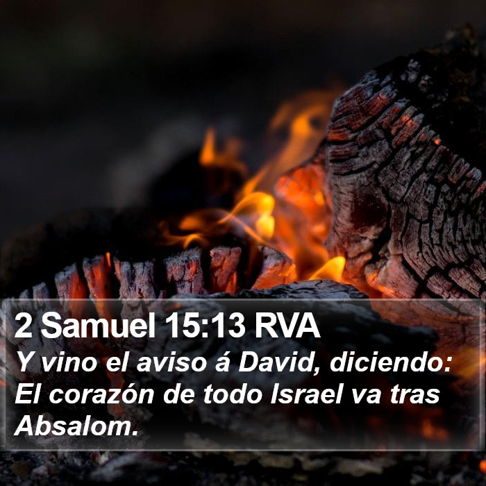 2 Samuel 15:13 RVA Bible Study