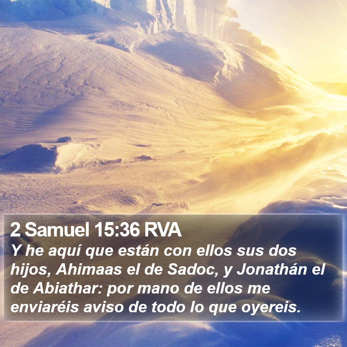 2 Samuel 15:36 RVA Bible Study