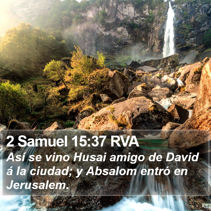 2 Samuel 15:37 RVA Bible Study