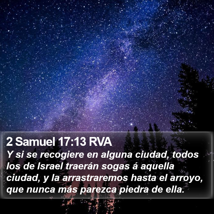 2 Samuel 17:13 RVA Bible Study