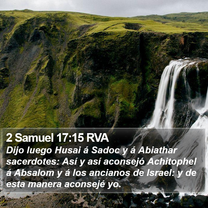 2 Samuel 17:15 RVA Bible Study