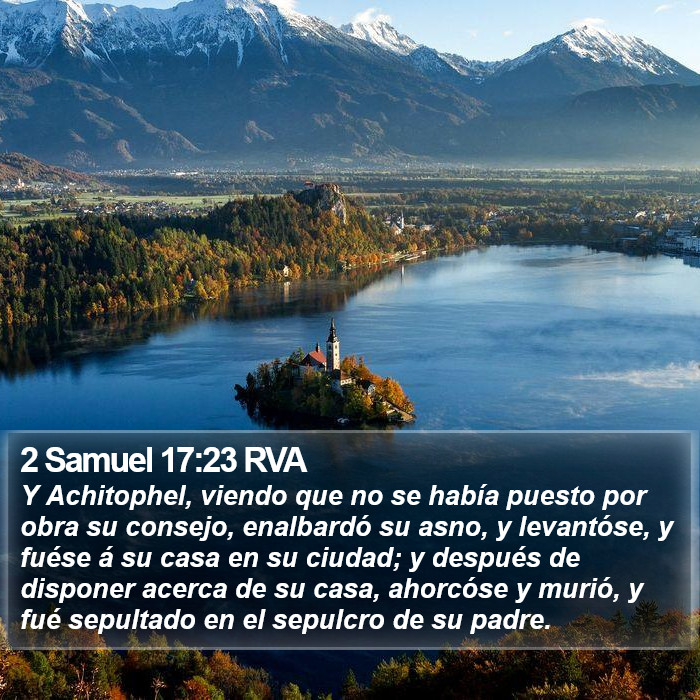 2 Samuel 17:23 RVA Bible Study