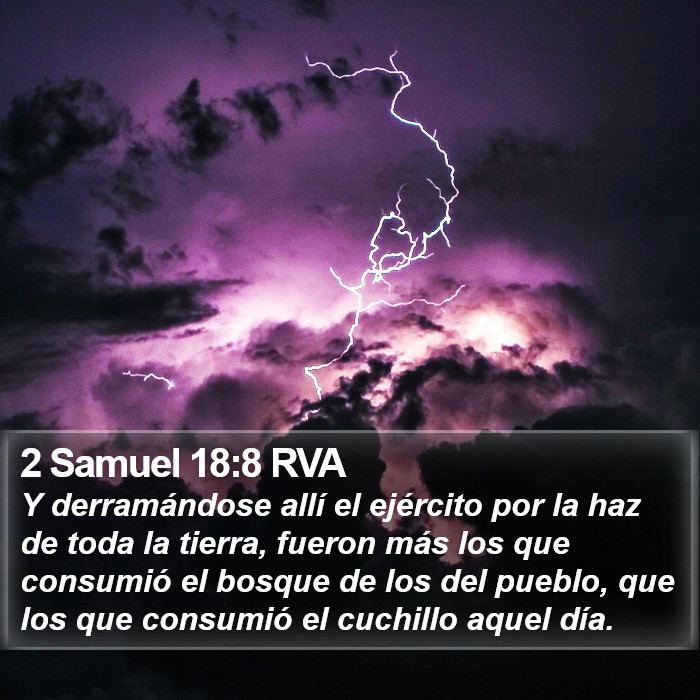 2 Samuel 18:8 RVA Bible Study