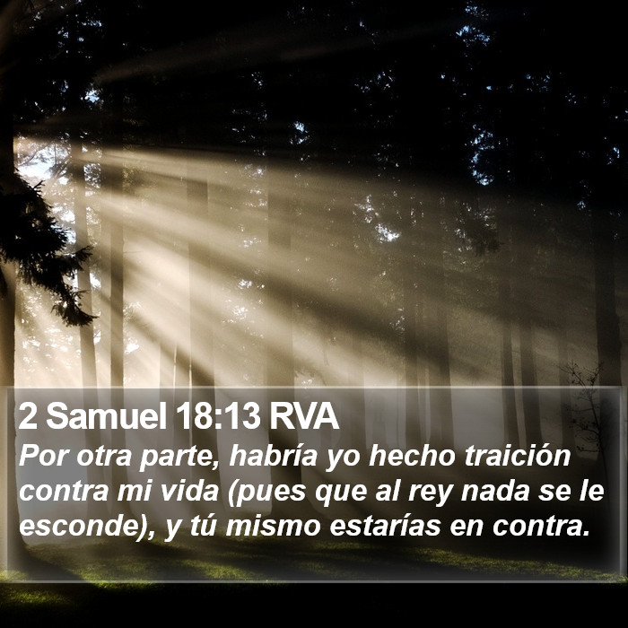 2 Samuel 18:13 RVA Bible Study