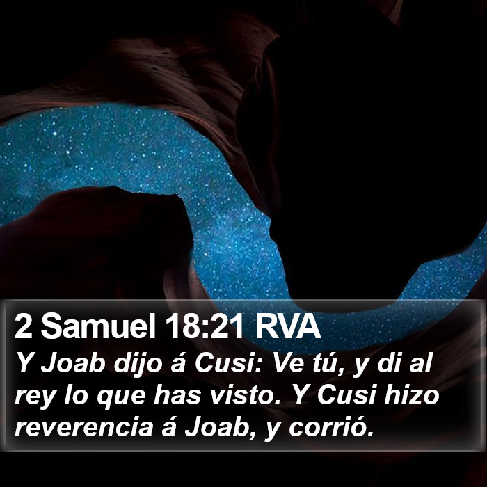 2 Samuel 18:21 RVA Bible Study