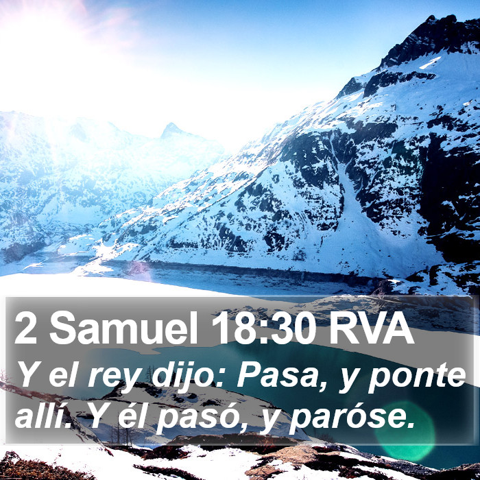 2 Samuel 18:30 RVA Bible Study