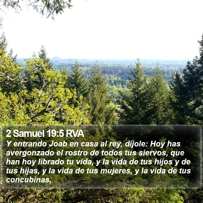 2 Samuel 19:5 RVA Bible Study