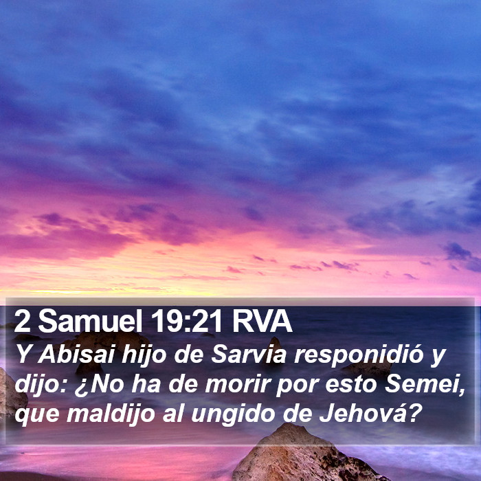 2 Samuel 19:21 RVA Bible Study