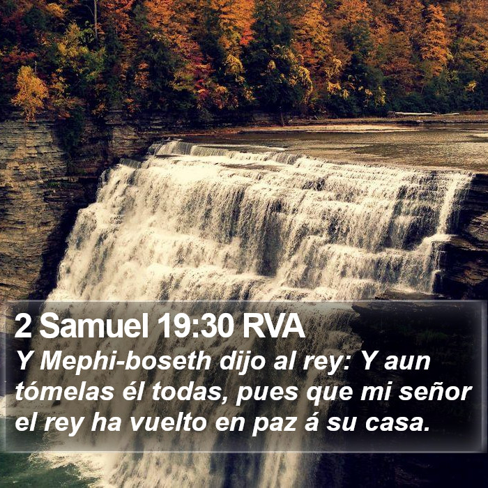 2 Samuel 19:30 RVA Bible Study