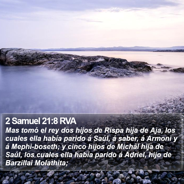 2 Samuel 21:8 RVA Bible Study