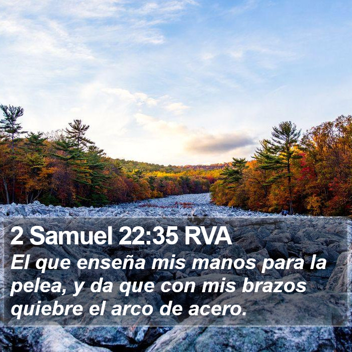 2 Samuel 22:35 RVA Bible Study