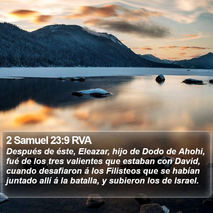 2 Samuel 23:9 RVA Bible Study