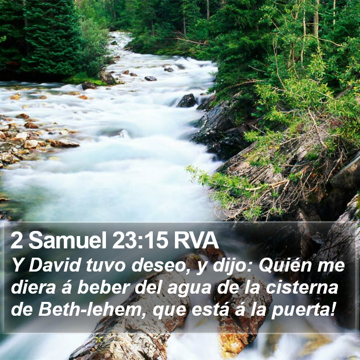 2 Samuel 23:15 RVA Bible Study