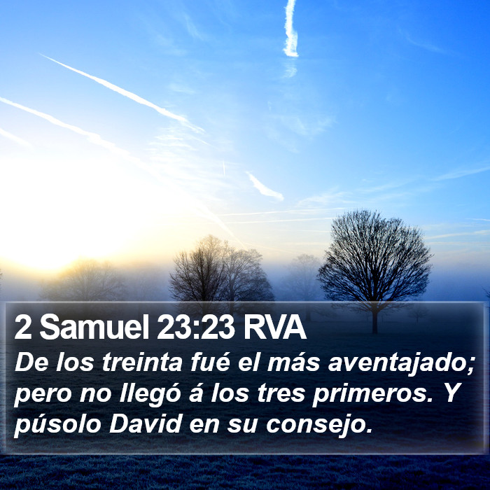 2 Samuel 23:23 RVA Bible Study