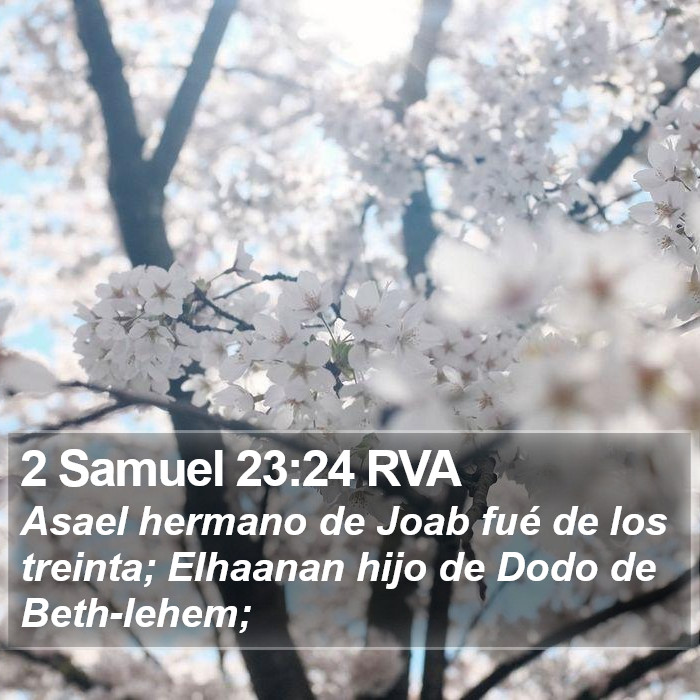 2 Samuel 23:24 RVA Bible Study