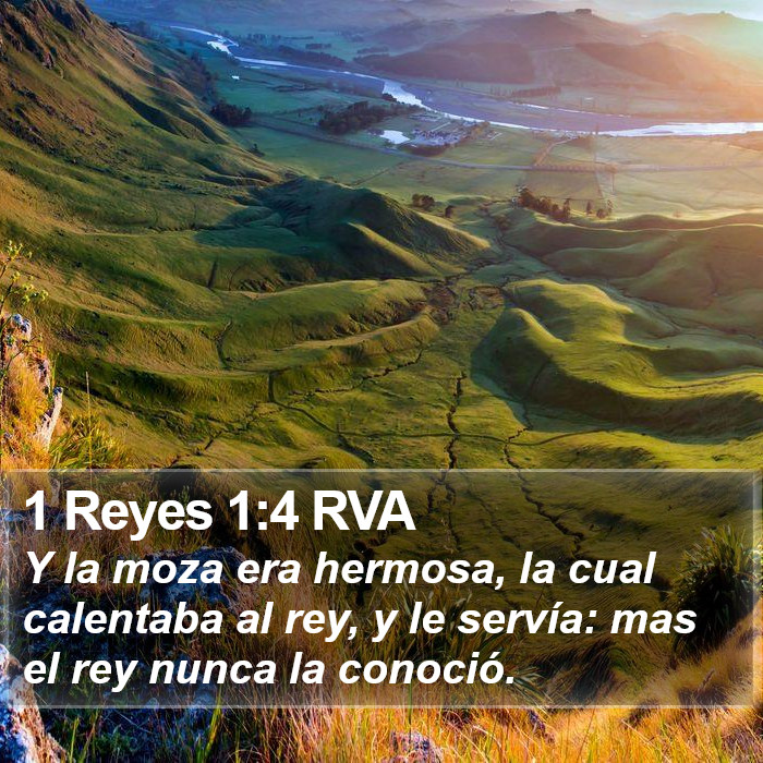 1 Reyes 1:4 RVA Bible Study